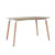 北欧餐桌长方形餐桌椅组合现代简约实木餐厅家用小户型创意多功能(原木色)