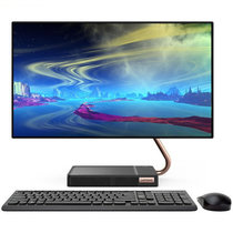 联想（Lenovo) AIO 520X-24 23.8英寸全面屏一体机台式电脑（i7-10700T 16G 1T+512G SSD 2G独显 无线充电底座）黑 游戏设计家用商用办公