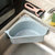 厨房水槽三角沥水篮吸盘式洗菜盆过滤水置物架洗碗池抹布收纳挂篮(升级款-蓝色)