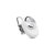 K4隐形蓝牙耳机 无线蓝牙耳机挂耳式小巧蓝牙4.1无线耳塞式迷你隐形通用 中文语音提示 兼容 苹果 华为 三星 小米(白色)