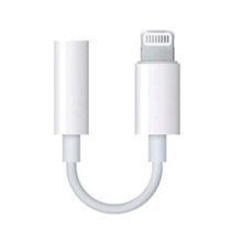 Apple/苹果音频转换器 iphone7/7P音频转接线 3.5mm耳机孔转接头(白色)