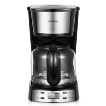 东菱（Donlim）DL-KF400 黑色滴漏式咖啡机 智能保温2小时