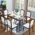 亚格林 美式 餐桌 实木餐桌椅组合饭桌长方形小桌子餐厅家具(餐桌)