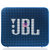 JBL GO2 音乐金砖二代 蓝牙音箱 低音炮 户外便携音响 迷你小音箱 可免提通话 防水设计(海军蓝)