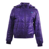 361度官方正品女装运动休闲外套保暖防风冬季棉夹克 6244220(紫 L)