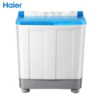海尔（Haier）XPB110-188S 大容量双缸半自动洗衣机家用双桶带脚轮海尔半自动洗衣机(11公斤)