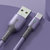 液态硅胶双色带灯单头线 适用于安卓苹果type-c5A超级快充 数据线(苹果接口-1米 紫色)