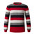 U.S.POLO.ASSN男士长袖时尚圆领不规则条纹时尚羊毛衫 Y323009(红色 S)