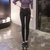 Mistletoe2017春秋新款韩版外穿打底裤女高腰紧身弹力铅笔裤潮(黑色 XL)