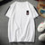 富贵鸟 FUGUINIAO 短袖T恤男时尚休闲纯棉打底衫 18153FG859(白色 M)
