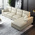A家家具 布艺沙发现代简约组合大小户型可拆洗沙发组合 DB1558(奶茶色(科技布) 三人位+左贵妃位)