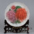 中国龙瓷 开业*工艺商务礼品家居装饰办公客厅瓷器摆件德化陶瓷16寸菊花挂盘-2LC0140-2