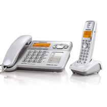 松下（Panasonic）KX-TG70CN-1  2.4G数字无绳电话机（炫晶白）（来电拒接、座机支持停电通话）