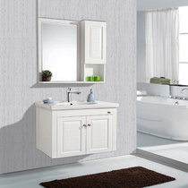 箭牌ARROW浴室柜 白色欧式浴室柜组合套餐 实木浴室柜现代简约(浴室实木柜AE2502 不含龙头)