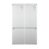 丹麦诗凯（SCAN）嵌入式冰箱2台320 左右对开门 502升 风冷无霜白色家用橱柜内置镶嵌内嵌隐藏式欧式超薄冰箱