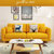 一米色彩沙发 布艺沙发 北欧中小户型 简约 休闲 现代 客厅 组合可拆洗 布沙发(香蕉黄 脚踏)