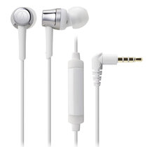 Audio Technica/铁三角 ATH-CKR30iS 线控带麦入耳式耳机手机耳机(银色)