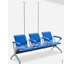 亿景鸿基 输液椅子不锈钢诊所连排椅医院候诊椅点滴椅机场等候椅(JCY带坐垫 双人位)