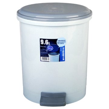 茶花1501圆型脚踏卫生桶（颜色随机）（28CM）