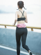 山峦SLsport大容量跑步腰包透气可装手机骑行户外徒步健身腰包(L腰围（75cm以上） 粉红色)