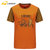 laynos雷诺斯男士短袖T恤透气速干女式短t恤162A335A(（男）橘色 4XL/185)