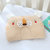 朴朴米 新品婴儿枕头 宝宝纯棉卡通定型枕 彩棉可拆洗枕套0726(对眼狮0-1岁)
