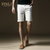 PINLI品立 2014夏装新款时尚男装 修身船锚休闲裤短裤男 潮 6181(白色  28 )