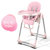贝能(Baoneo)儿童餐椅多功能可折叠婴儿餐椅四合一便携宝宝餐椅(梦幻粉4轮)