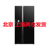 日立(HITACHI)R-SBS2100NC水晶黑 573升风冷无霜变频对开门冰箱自动制冰纳米钛过滤 原装进口