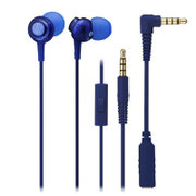 铁三角ATH-CKL202isBL 入耳式耳机（蓝色）