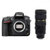 尼康（Nikon）D810 单反套机（AF-S 70-200mm f/2.8G ED VR 镜头）(官方标配)
