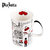 Plazotta 时尚随意马克杯 情侣水杯大陶瓷杯创意办公咖啡杯01292  01293(伦敦系列单人)