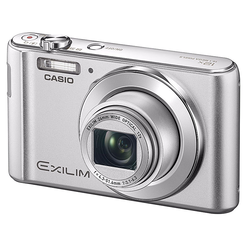 卡西欧（Casio）EX-ZS50数码相机（银色）小巧家用相机 操作简便 功能实用