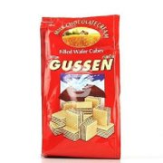 泰国原装进口 欧乐牌 GUSSEN 牛奶巧克力味方形威化酥饼干 100克/包
