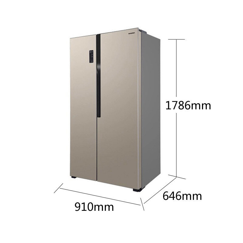 容声(roshen bcd-536wrs1hpc 536升对开门双门冰箱风冷无霜变频节能