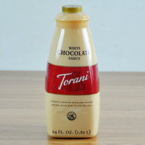 美国进口Torani/特朗尼白巧克力淋酱 特罗尼糖浆 咖啡辅料 1.89L