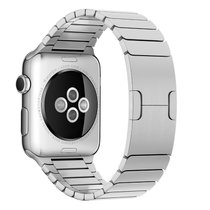 苹果apple watch表带不锈钢iwatch手表带applewatch金属链式表带(钢色 38mm)