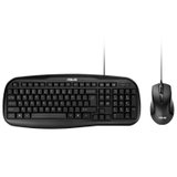 华硕（ASUS） KM-95 PRO 有线光电键盘鼠标套装 静音键盘鼠标 全高键程防水