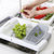 家用伸缩多功能水槽切菜板 切水果蔬菜砧占板 厨房小案板沥水收纳篮(浅灰色)