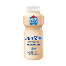 养优慢发酵型乳酸菌酸奶饮品1L*6瓶 新西兰奶源零脂肪益生菌牛奶酸奶饮品大瓶宴会饮料