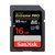 闪迪（Sandisk）SD卡 4K 相机卡 高速传输 读速高达 95M/S 写90M/S 支持4K高清 全国联保(16G)