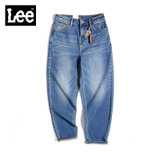 LEE女士牛仔裤 舒适高腰老爹裤LWZ4113ZJ70U(蓝色 24)