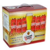 德国进口 恺撒西蒙/ Brauerei Simon 小麦黑啤酒 500ml*6 (六连包＋1啤酒杯) (礼盒装)