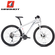 土拨鼠MARMOT铝合金山地车30速变速自行车男女式成人山地自行车(白灰红 标准版)