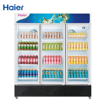 海尔（Haier）商用展示柜冷藏保鲜柜冷饮冷柜立式双门展示柜玻璃门冰柜风冷无霜 SC-1050HL(白色)