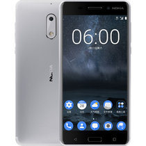诺基亚(Nokia)诺基亚6 全网通4G 双卡双待 移动联通电信4G手机(银白色 4G+64G)