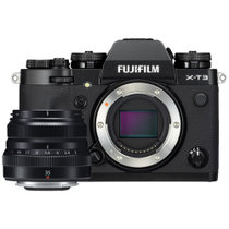 富士 (FUJIFILM) X-T3/XT3 微单照相机 XF35 F2 黑色机身