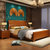 明佳友 实木双人床 婚床双人床简约现代中式家具 1.5米 1.8米橡木床M8083(海棠色普通床 1.5米单床)