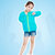 SPORTEX/博特  儿童款运动皮肤风衣 防紫外线防水透气防风皮肤衣PFY003(湖蓝 身高120cm)