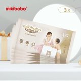 【***装】mikibobo儿童超薄透气纸尿裤婴儿男女宝宝裤尿不湿L码3片(二允L码)